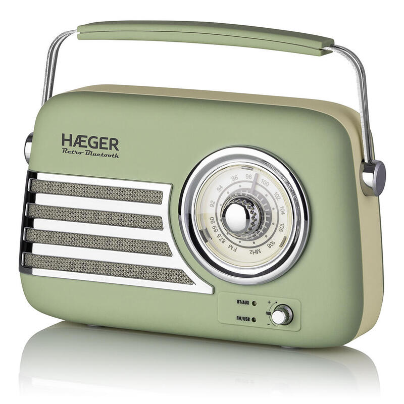 radio-portatil-bluetooth-haeger-retro-verde radio-portatil-bluetooth-haeger-retro-verde
