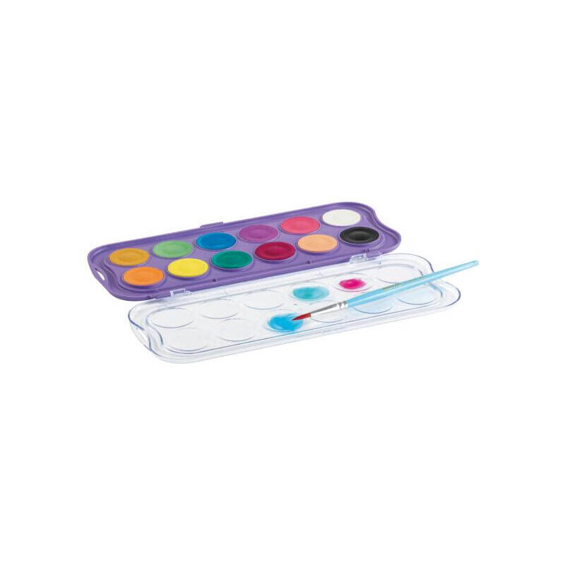 giotto-candy-collection-estuche-de-12-acuarelas-de-30mm-pincel-colores-brillantes-intensos-y-vivos-muy
