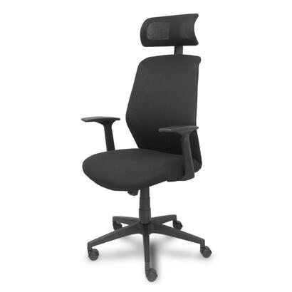 piqueras-y-crespo-forol-parolis-respaldo-malla-negro-con-cabecero-y-asiento-aran-negro