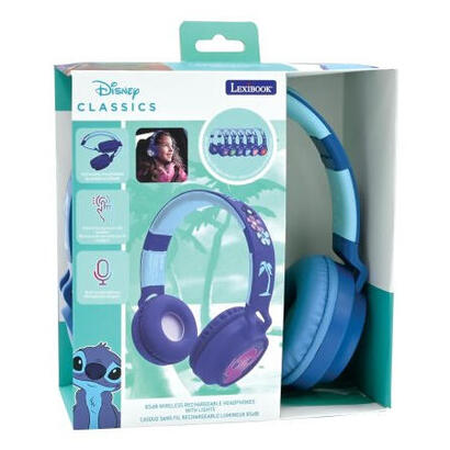 auriculares-inalambricos-luminosos-bluetooth-stitch-disney