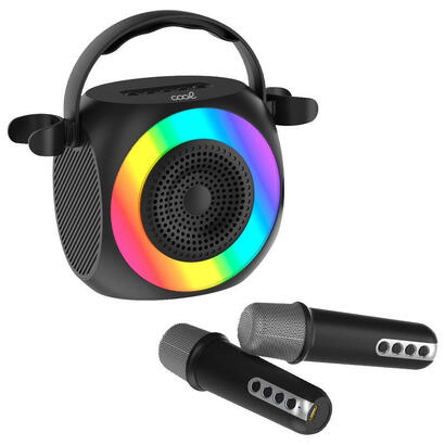 altavoz-cool-bluetooth-universal-musica-6w-mini-karaoke-party-2-microfonos-negro