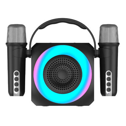 altavoz-cool-bluetooth-universal-musica-6w-mini-karaoke-party-2-microfonos-negro