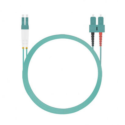 helos-132987-cable-de-fibra-optica-e-infiniband-15-m-lc-sc-color-aguamarina