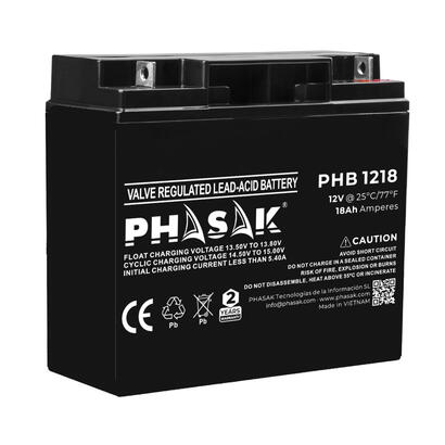 bateria-phasak-phb-1218-compatible-con-sai-ups-phasak-segun-especificaciones