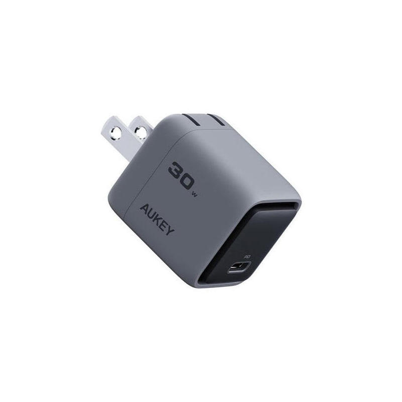 aukey-pa-c1-wall-charger-30w-gray aukey-pa-c1-wall-charger-30w-gray