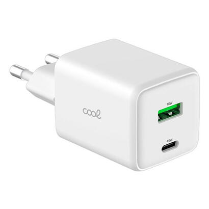 cool-cargador-red-universal-ultra-fast-dual-pd-tipo-c-usb-45w-gan-blanco