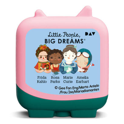 tonies-clever-tonie-gente-pequena-gran-sueno-frida-kahlo-rosa-parks-marie-curie-amelia-earhart-figura-de-juguete-11001060