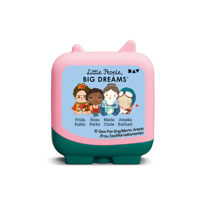 tonies-clever-tonie-gente-pequena-gran-sueno-frida-kahlo-rosa-parks-marie-curie-amelia-earhart-figura-de-juguete-11001060
