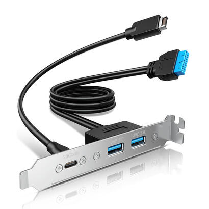 grisgear-multi-pci-blende-1x-usb-c-2x-usb-a