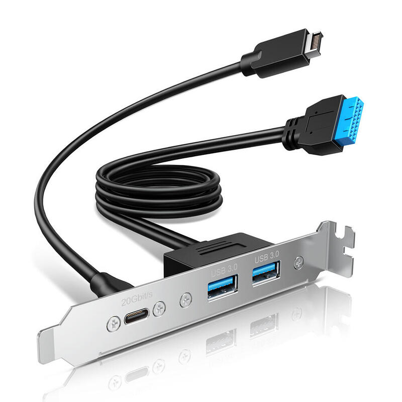 grisgear-multi-pci-blende-1x-usb-c-2x-usb-a