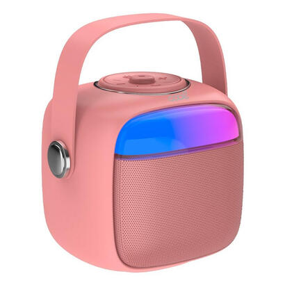 altavoz-karaoke-cool-mini-karaoke-6w-rosa