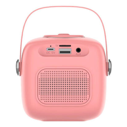 altavoz-karaoke-cool-mini-karaoke-6w-rosa