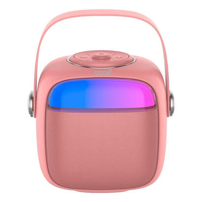altavoz-karaoke-cool-mini-karaoke-6w-rosa