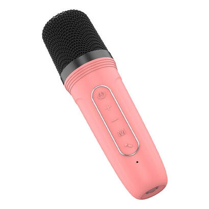 altavoz-karaoke-cool-mini-karaoke-6w-rosa