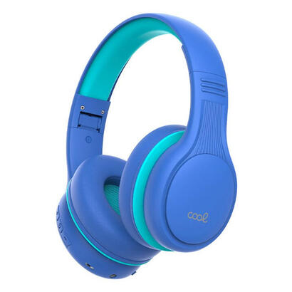 auriculares-cascos-stereo-infantiles-coolkids-blue