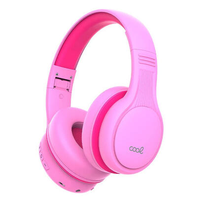 auriculares-cascos-stereo-infantiles-coolkids-pink