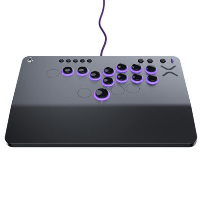 pdp-victrix-pro-ko-leverless-fight-stick-gris-usb-panel-de-mandos-tipo-maquina-recreativa-pc-xbox-series-s-xbox-series-x