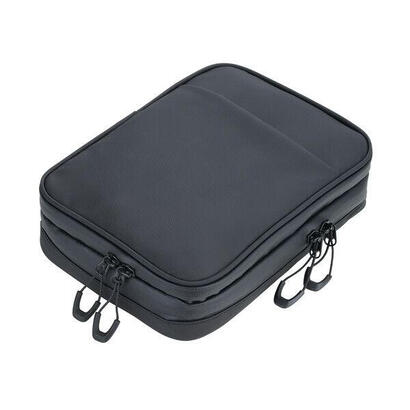 troika-black-connected-organizador-personal-poliester-poliuretano-pu-lona-alquitranada-negro