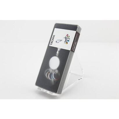 troika-patent-colour-llavero-mosqueton-multicolor-plata