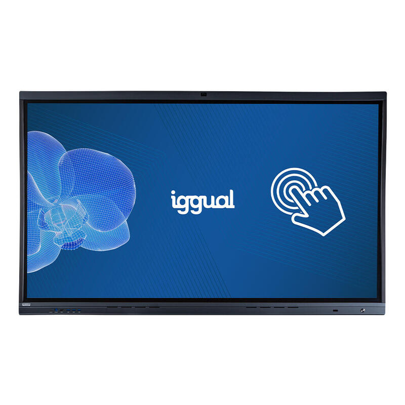 iggual-pantalla-interactiva-4k-orchid-75-webcam