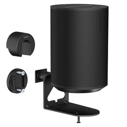logilink-bp0207-soporte-de-altavoz-pared-plastico-acero-negro