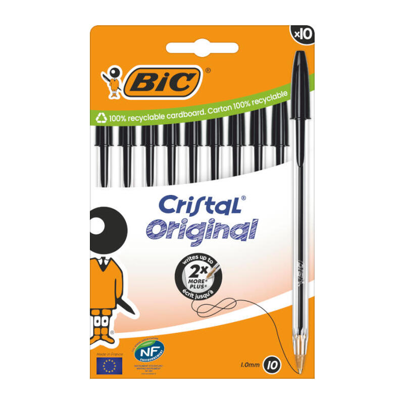 boligrafo-cristal-negro-blister-10-uds