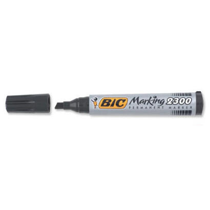 marcador-permanente-negro-2300-punta-biselada-caja-12-uds