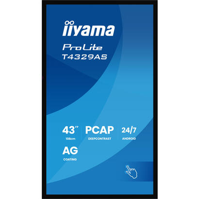 iiyama-prolite-t4329as-b1ag-43-clase-diagonal-425-visible-pantalla-lcd-con-retroiluminacion-led-senalizacion-digital-con-pantall