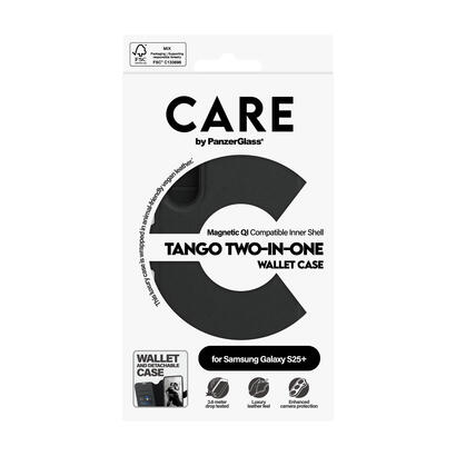 panzerglass-care-by-tango-2-in-1-wallet-case-w-qi-compatible-samsung-galaxy-s25-funda-para-samsung-galaxy-s25-negro