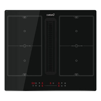 placa-de-induccion-cata-ias-6024-59-cm-4-zonas-de-coccion-9-niveles-de-potencia-booster-a-maxima-extraccion-6732-m-h-negra