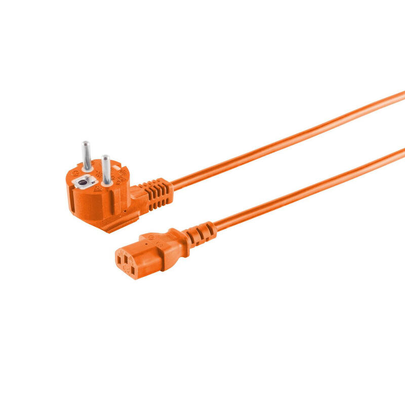 power-cord-schuko-angled-c13-18m-orange-microconnect