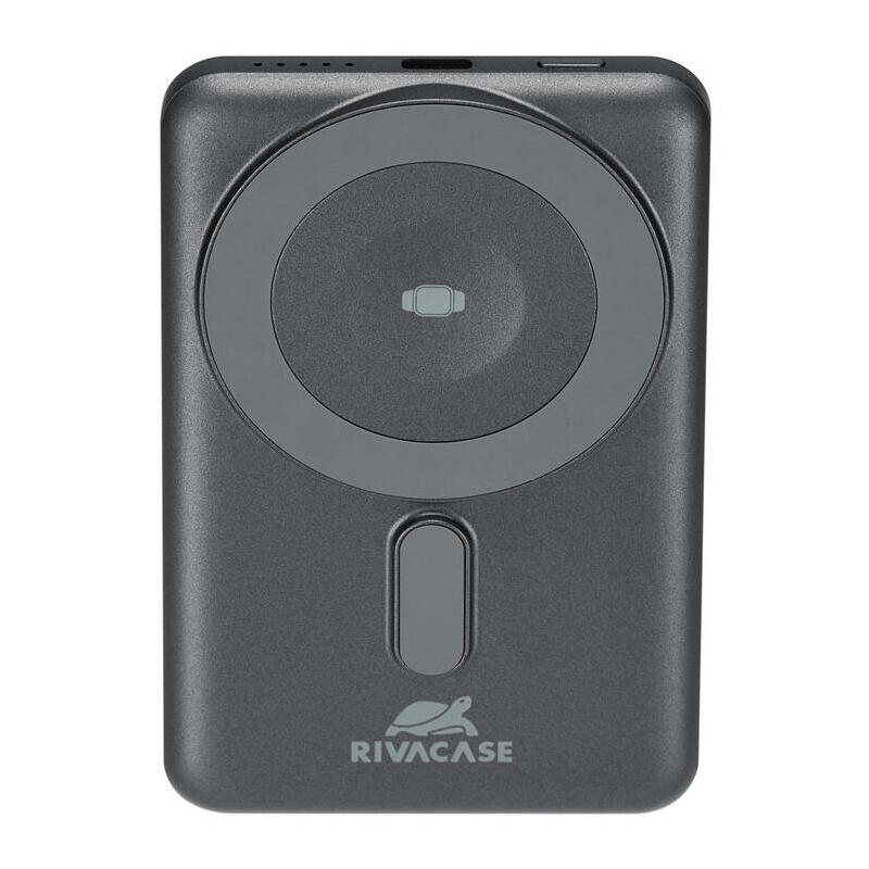 rivacase-va2607-bateria-externa-polimero-de-litio-5000-mah-cargador-inalambrico-negro-gris