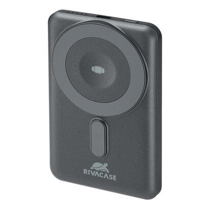 rivacase-va2607-bateria-externa-polimero-de-litio-5000-mah-cargador-inalambrico-negro-gris