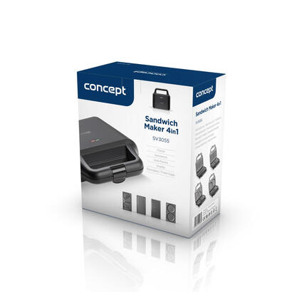 sandwichera-concept-sv3055-4-en-1-negra-4-funciones-gofres-concept