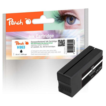 tinta-peach-hp-nr963-3ja26ae-negro-oem-reset-ink-level-remanufactured
