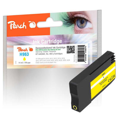 tinta-peach-hp-nr963-3ja25ae-amarillo-oem-reset-ink-leve-remanufactured