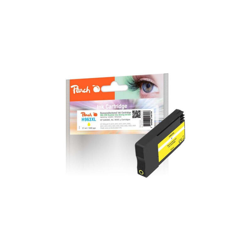 tinta-peach-hp-nr963xl-3ja29ae-amarillo-oem-reset-remanufactured tinta-peach-hp-nr963xl-3ja29ae-amarillo-oem-reset-remanufactured