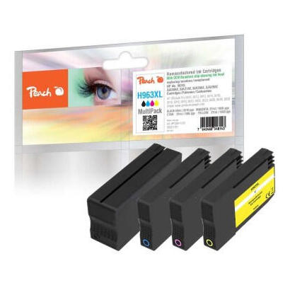 tinta-peach-hp-nr963xl-multipack-oem-reset-bkcmy-remanufactured