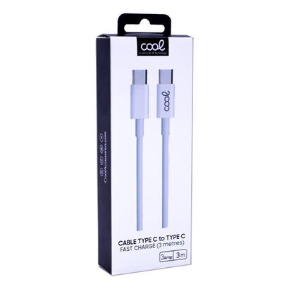 cable-cool-usb-c-a-usb-c-3m-white