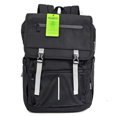 mochila-unisex-ewent-161-vintage-para-portatil-negra