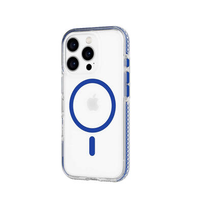 tech21-evocrystal-funda-para-iphone-16-pro-16-cm-63-azul-translucido