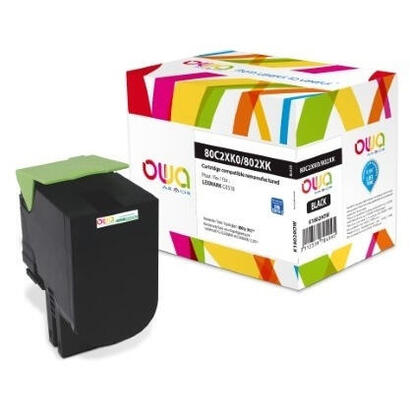 owa-toner-compatible-con-lexmark-80c0x10-negro-8000-s