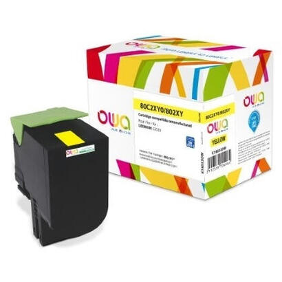 owa-toner-compatible-con-lexmark-80c0x40-amarillo-4000-s