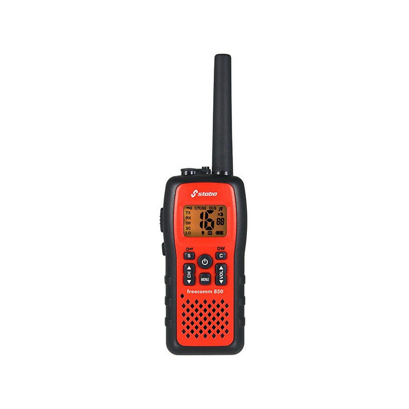 stabo-freecomm-850-two-way-radios-16-canales-negro-rojo