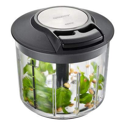 gefu-13600-picadora-manual-de-alimentos-negro-plata-transparente