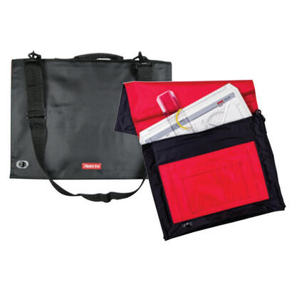 aristo-ar7063-funda-para-dispositivo-periferico-bandolera-negro-rojo