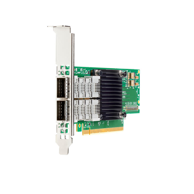 hpe-infiniband-hdrethernet-200gb-2-port-qsfp56-pcie4-x16-mcx653106a-hdat-adapter