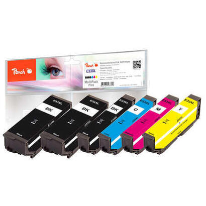 tinta-peach-epson-no33xl-multipack-plus-2xbkpbkcmy-remanufactured