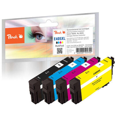 tinta-peach-epson-no405-xl-multipack-bkcmy-remanufactured