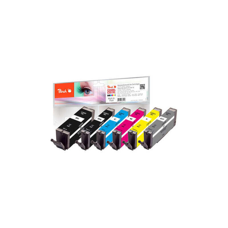 tinta-peach-canon-pgi-550xl-cli-551xl-multi-6-pack-remanufactured